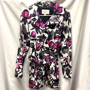 Madison Hill Pink and Black Patterned Blazer